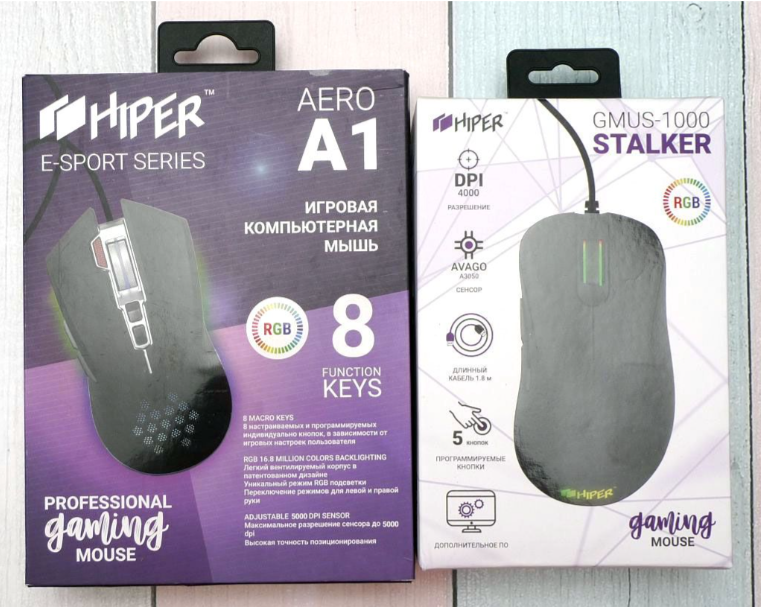 Обзор игровых мышек Hiper A1 Aero и GMUS-1000 Stalker Обзор игровых мышек Hiper A1 Aero и GMUS-1000 Stalker