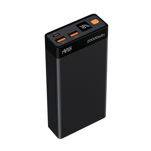 Портативный аккумулятор HIPER EC 9000, PD 20000, Чёрный
